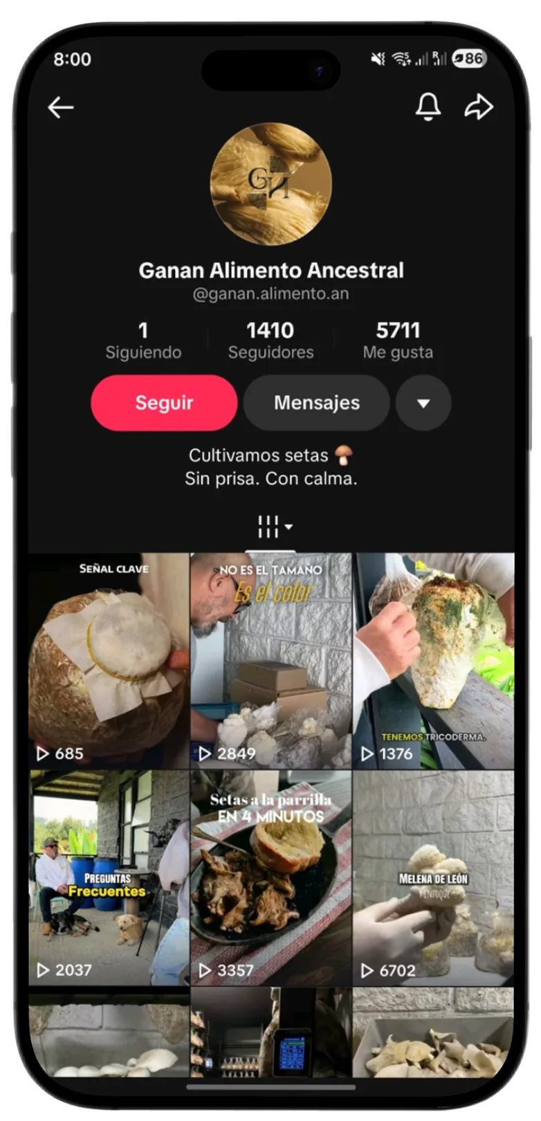 TikTok @ganan.alimento.an